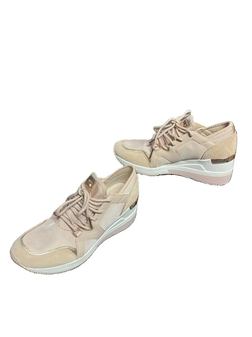 Michael Kors Blush Pink Lace-Up Women's Sneakers